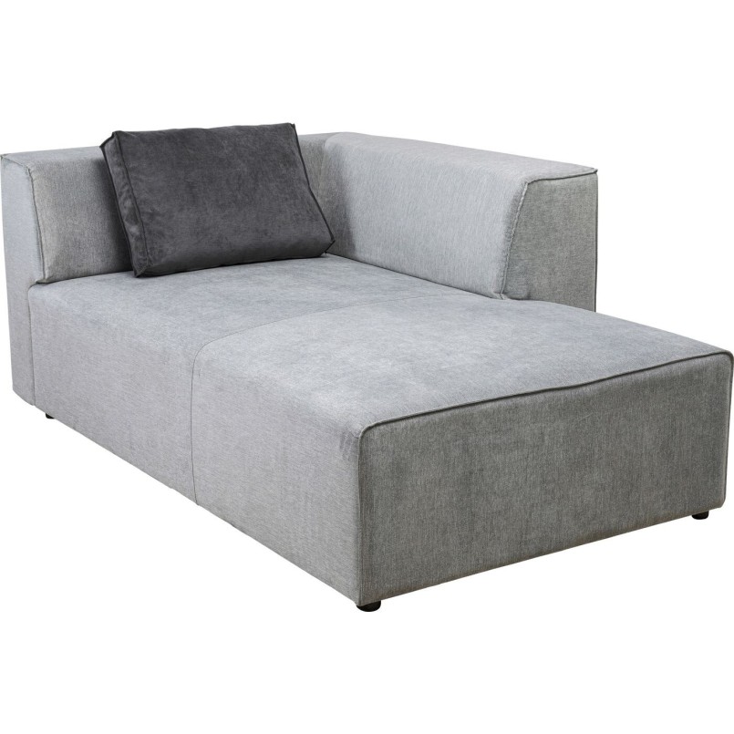 Infinity Ottomane gris droite