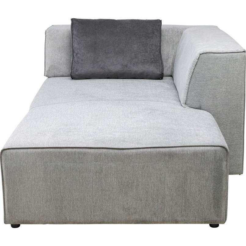 Infinity Ottomane gris droite