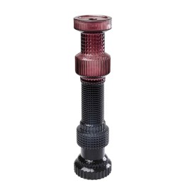 Bougeoir Marvelous Duo fuchsia gris 49cm