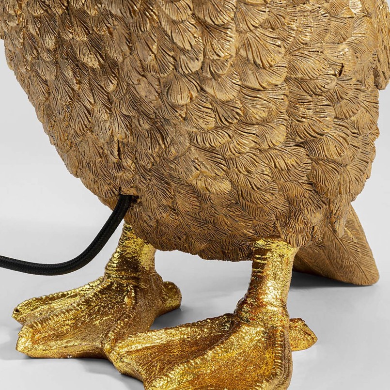 Lampe de table canard doré Kare Design