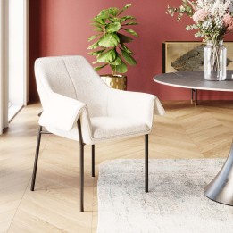 Chaise a. acc. Bess crème