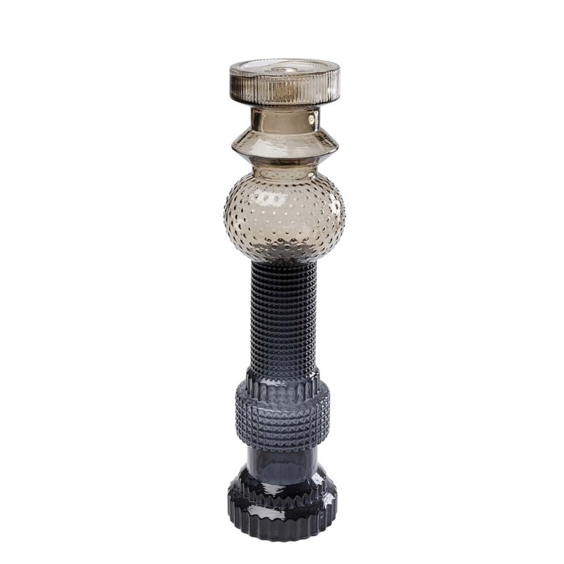 Bougeoir Marvelous Duo marron gris 49cm