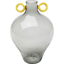 Vase Amore Handle gris 23cm Kare Design