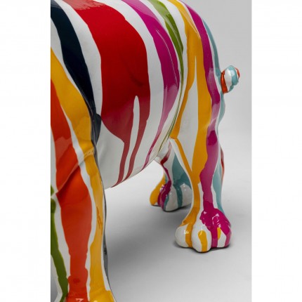 Decoratie rhino verfdruppels 34cm Kare Design