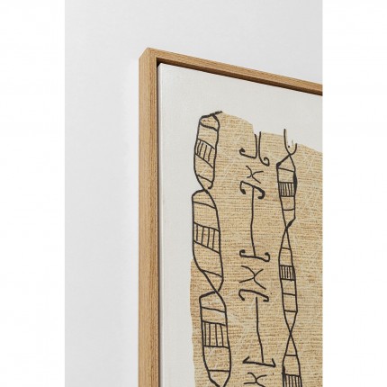 Schilderij Native Spirals 50x150cm Kare Design