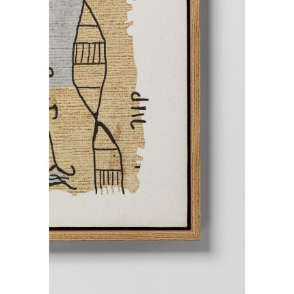 Schilderij Native Spirals 50x150cm Kare Design