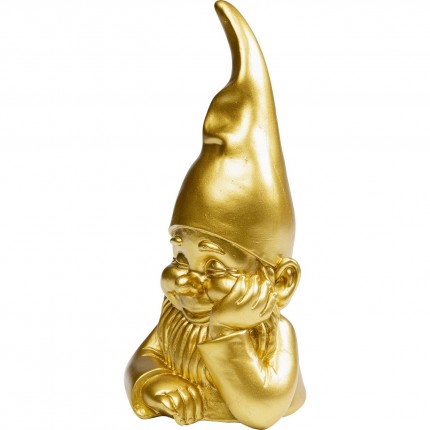 Decoratie bust gnoom goud denken Kare Design