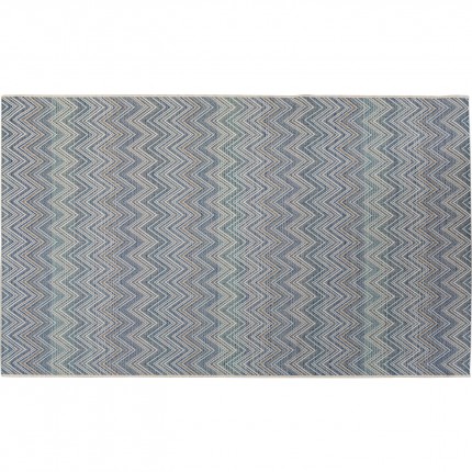 Vloerkleed Zigzag blauw 230x160cm Kare Design
