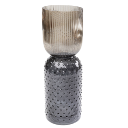 Vase Marvelous Duo marron gris 38cm