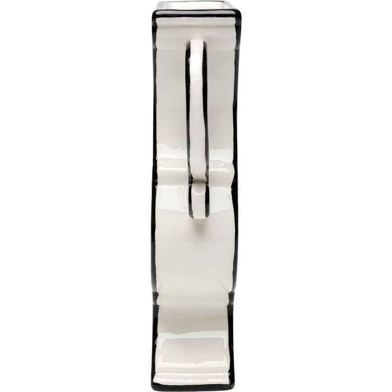 Vase Favola blanc et noir Kare Design