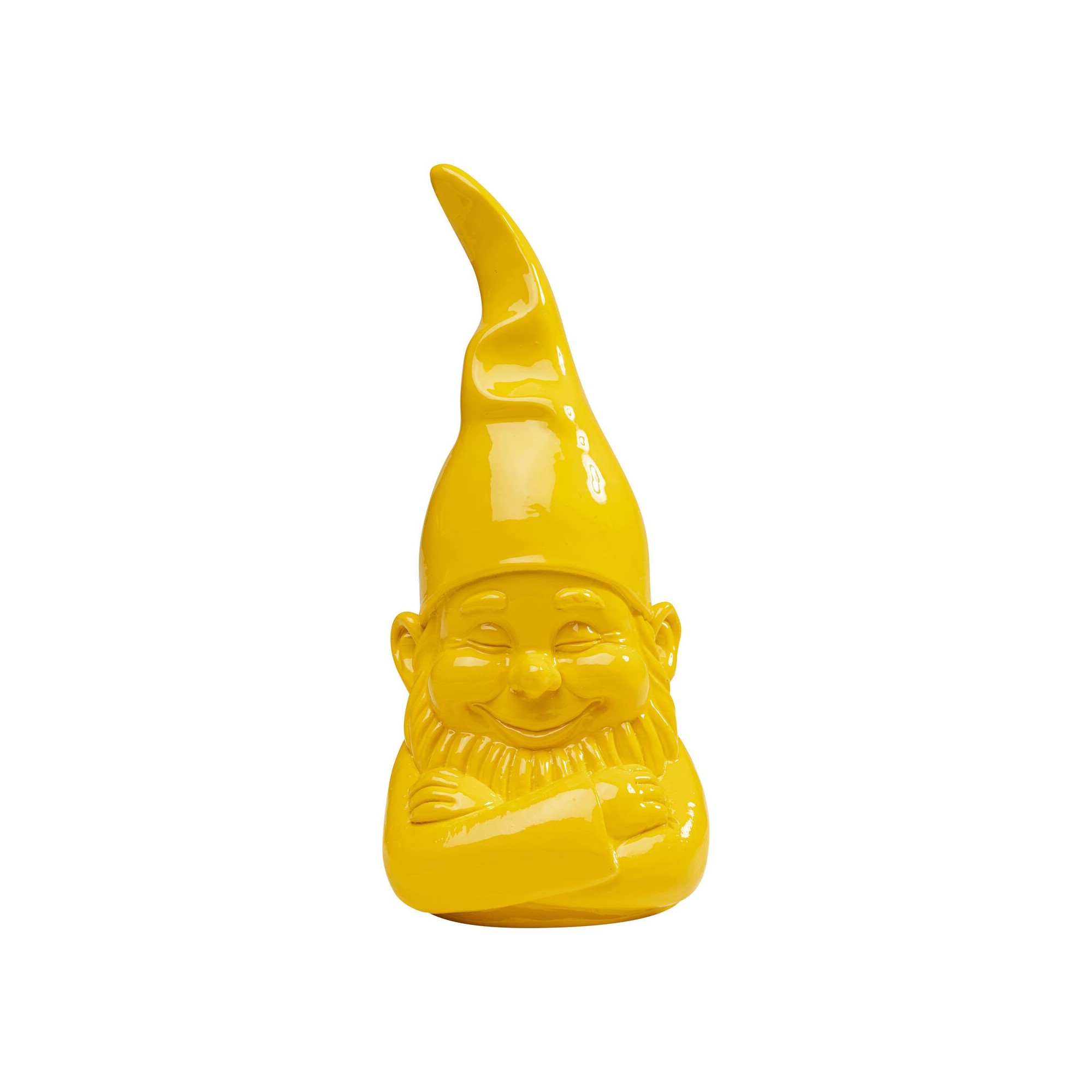 Figurine décorative Nain jaune  21cm