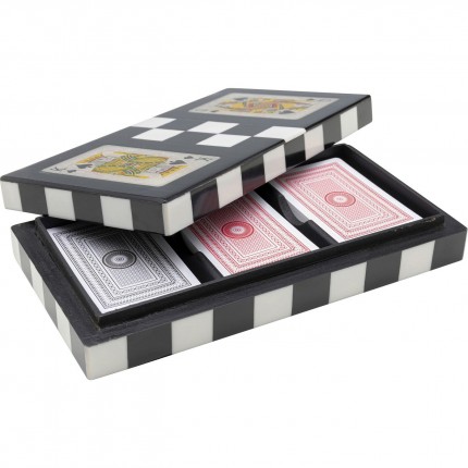 Card game black and white Kare Design