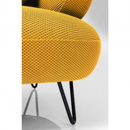 Sofa Peppo 2-Seater yellow Kare Design
