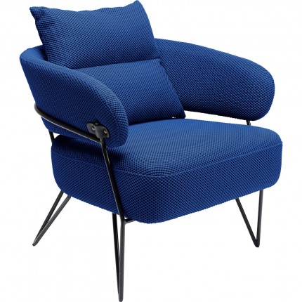 Fauteuil Peppo blauw Kare Design