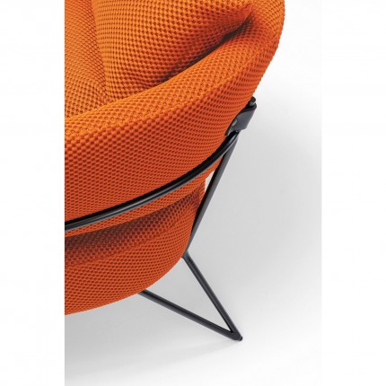 Armchair Peppo orange Kare Design