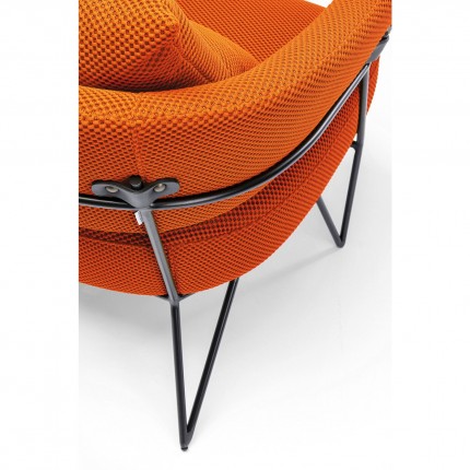 Armchair Peppo orange Kare Design