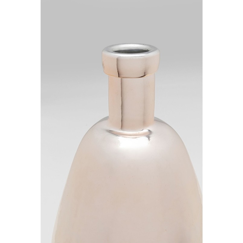 Vase Fabuloso argenté 46cm
