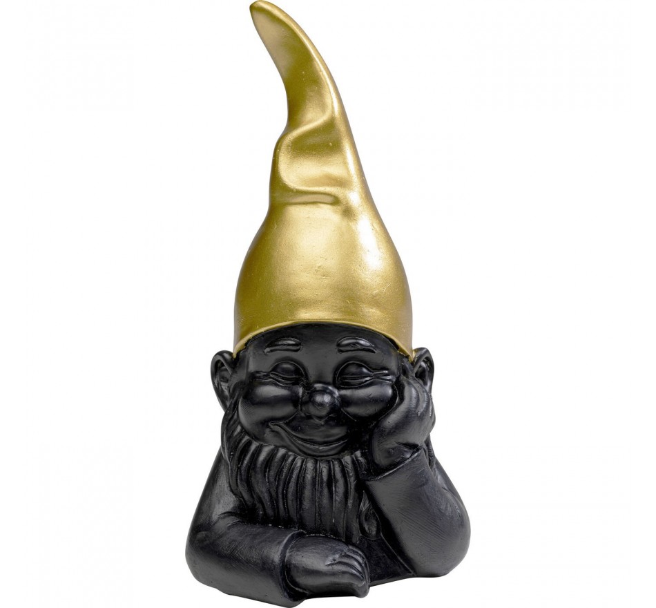Deco bust gnome black thinking Kare Design