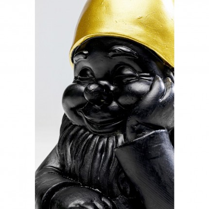 Deco bust gnome black thinking Kare Design