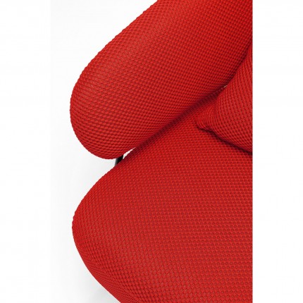 Armchair Peppo red Kare Design