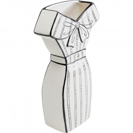 Vase Favola dress white and black Kare Design