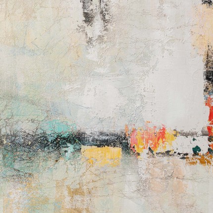 Schilderij Frame Dust 120x120cm goud Kare Design