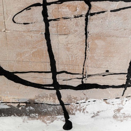 Schilderij Frame Dust 100x100cm grijs Kare Design