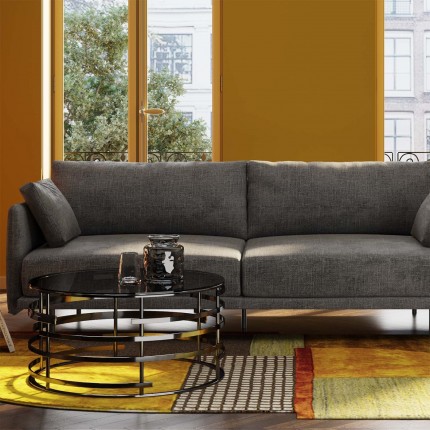 Sofa Edna 3-Seater Grey 245cm Kare Design