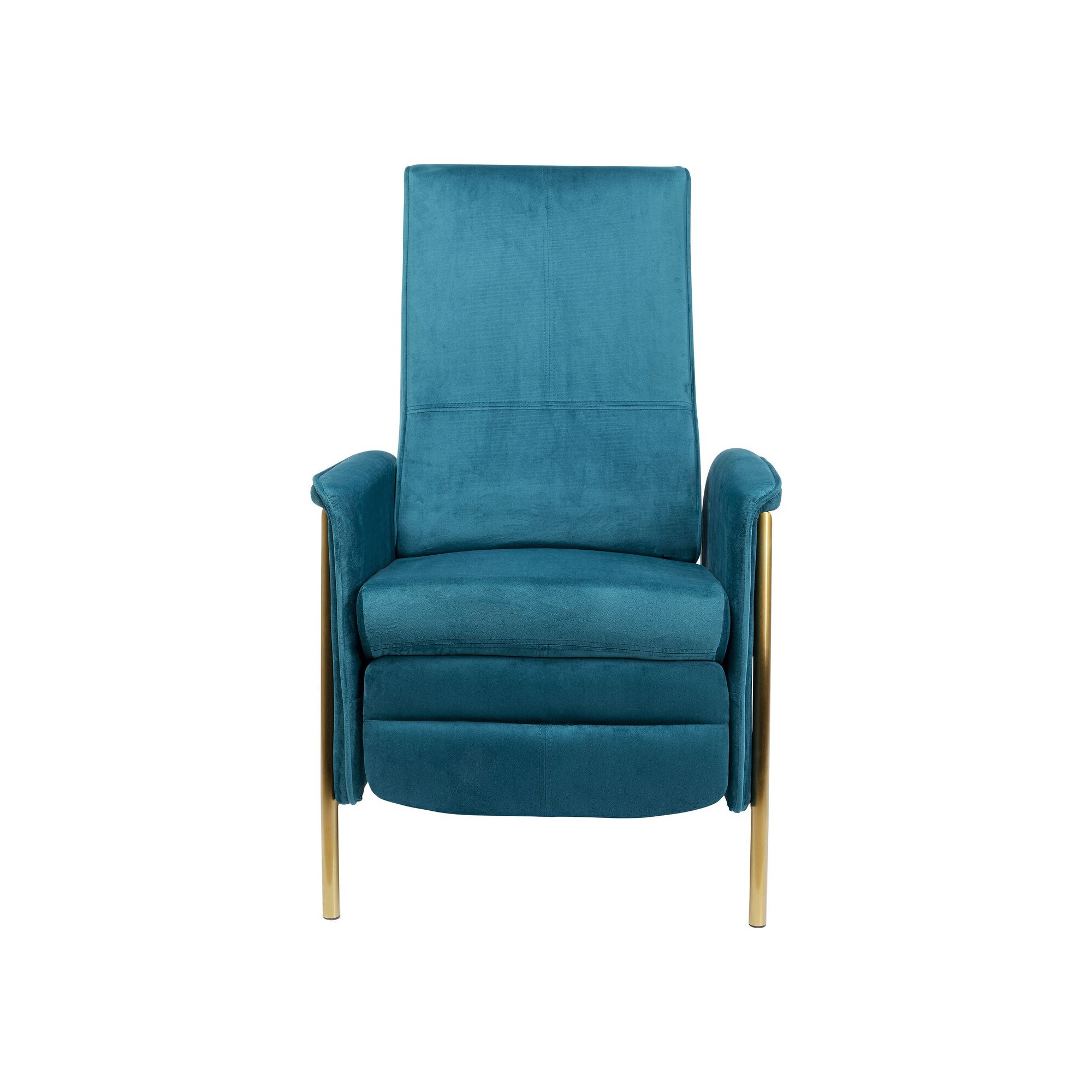 Relax Chair Lazy Velvet Blue Kare Design