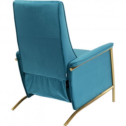 Relaxchair Lazy Velvet Blue Kare Design