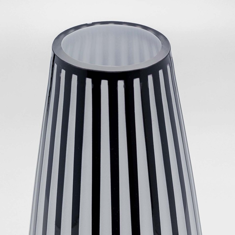 Vase noir et  blanc 44cm Kare Design