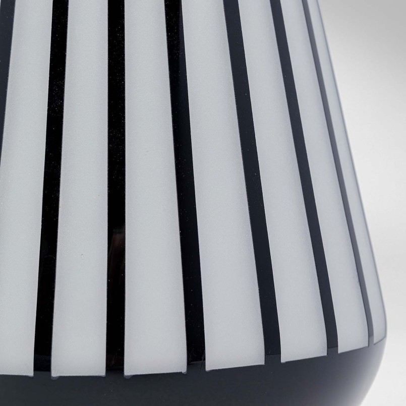 Vase noir et  blanc 44cm Kare Design