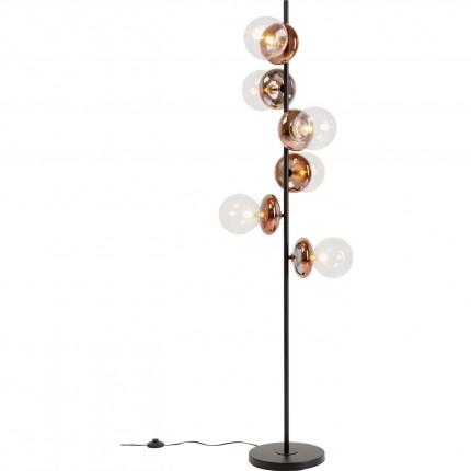 Floor Lamp Double Bubble copper 165cm Kare Design