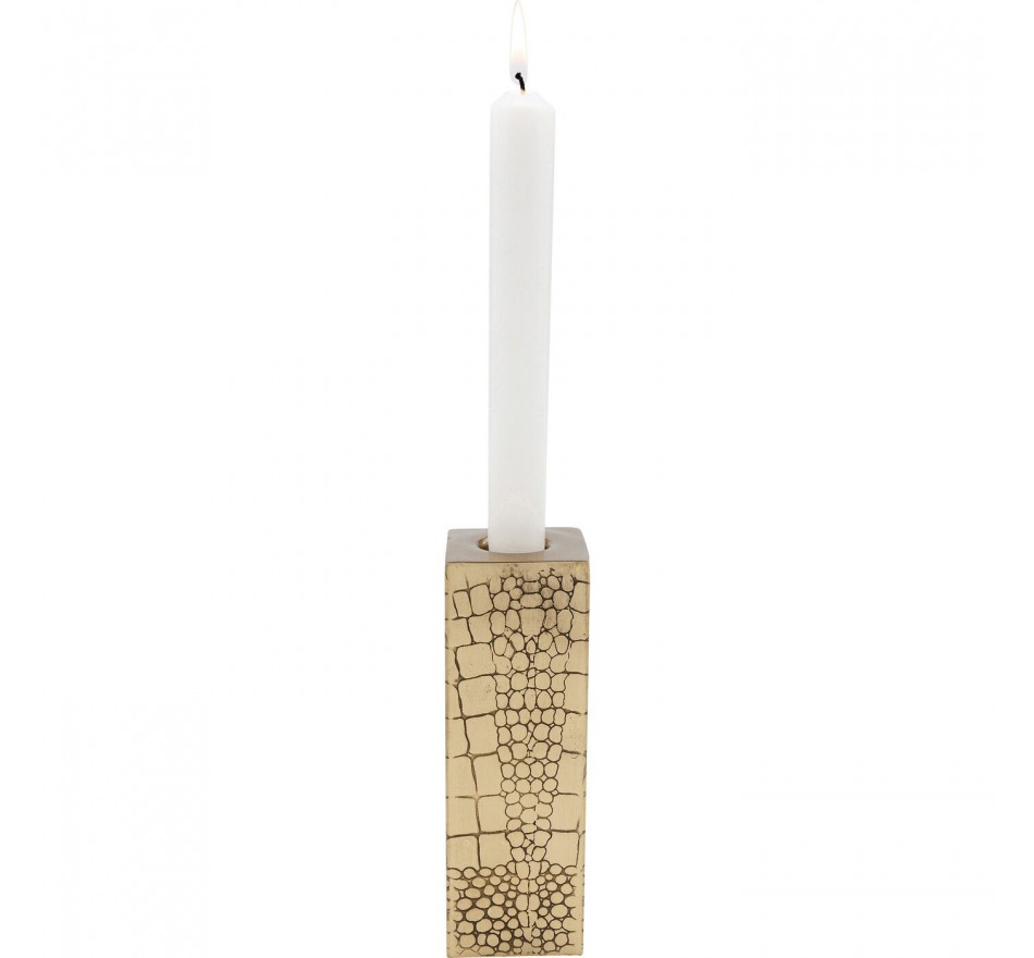 Candle Holder snake gold 15cm Kare Design