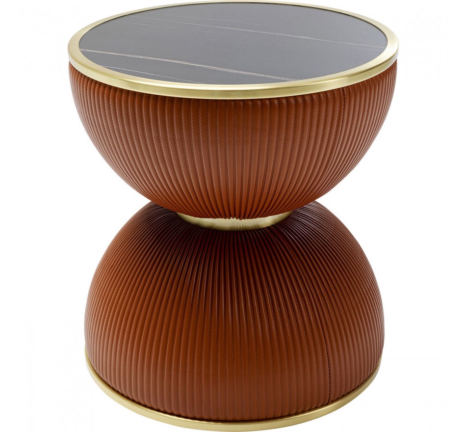 Bijzettafel Endless Vegas oranje 47cm Kare Design