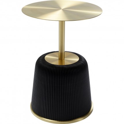 Side Table Endless Vegas black and gold Ø40cm Kare Design