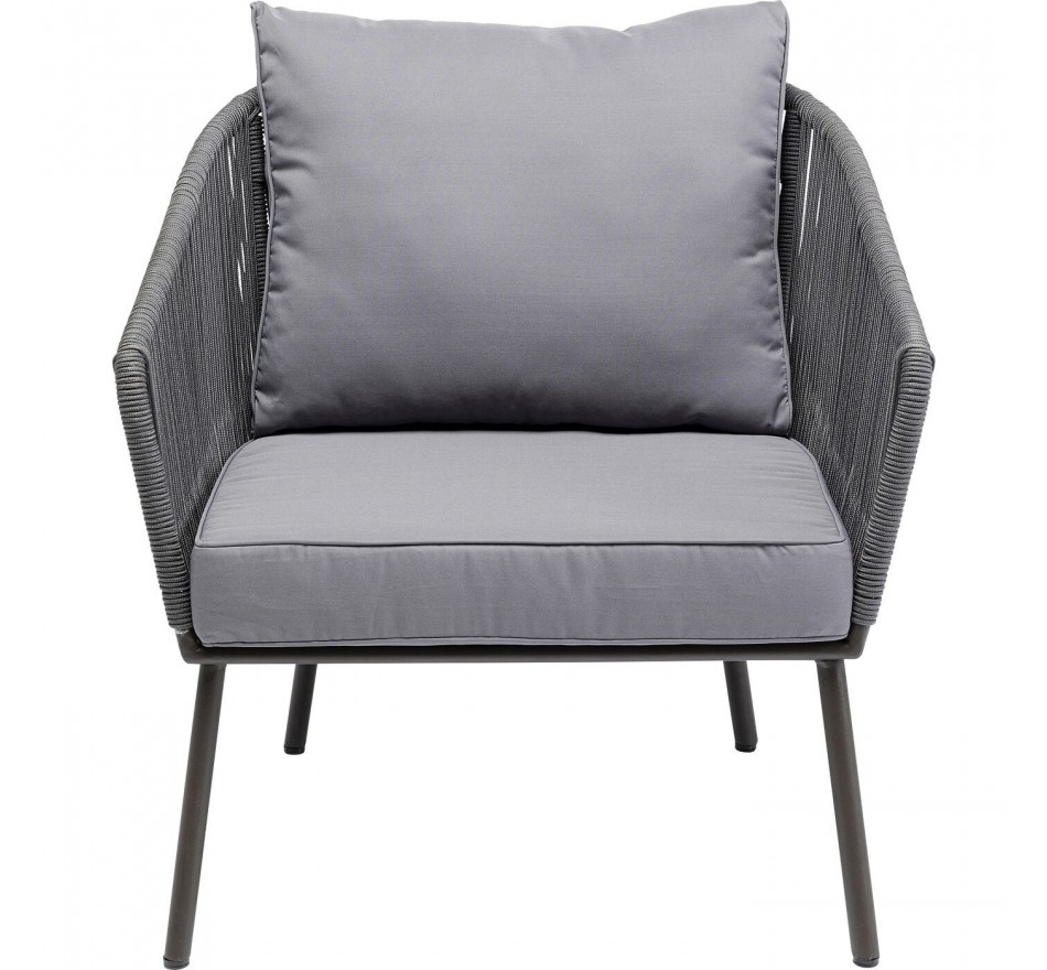 Outdoor Armchair Elba grey Kare Design