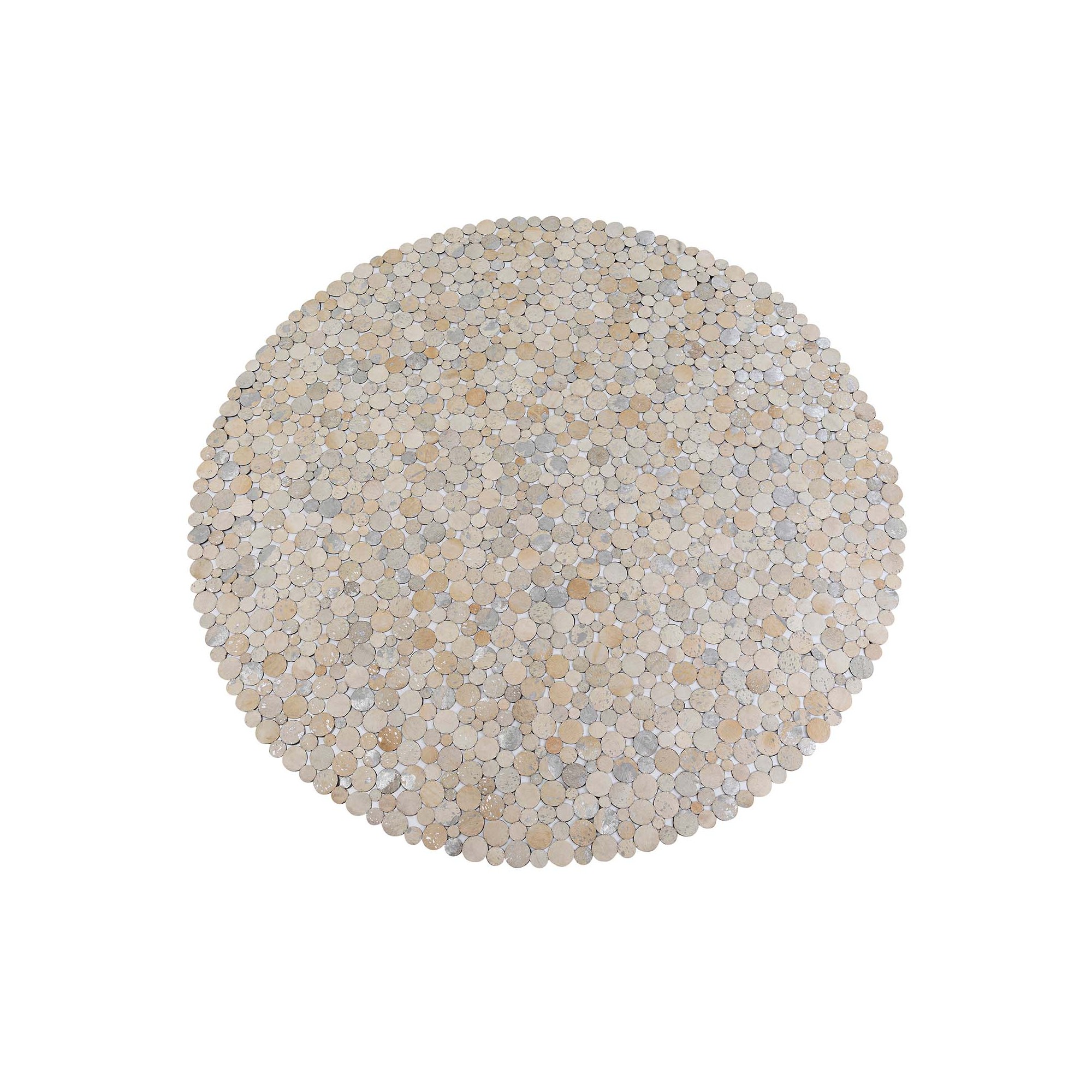 Vloerkleed Circle beige Ø250cm Kare Design
