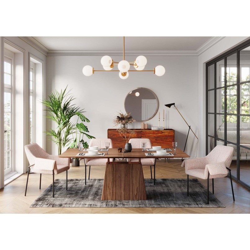 Rechthoekige uittrekbare eettafel - Benvenuto - Kare Design
