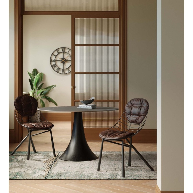 Hedendaagse ronde steengoed tafel - Grande Possibilita - Kare Design