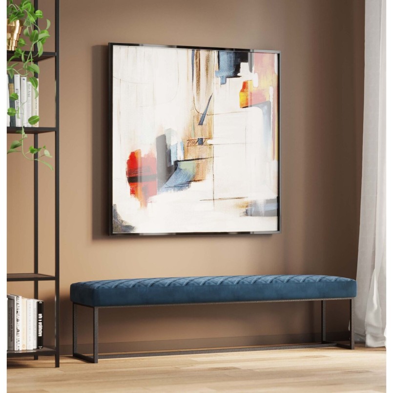 Peinture abstraite bleue - Visione - Kare Design