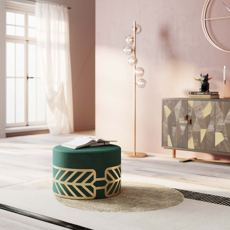 Modern golden floor lamp - Scala Balls - Kare Design