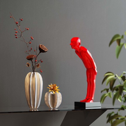 Woonaccessoires Welcome Guest 46cm rood Kare Design