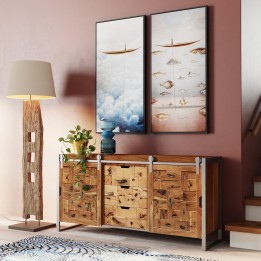 Peinture gondolier dans un ciel de nuages - Kare Design