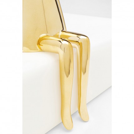 Deco rabbit gold sitting Kare Design
