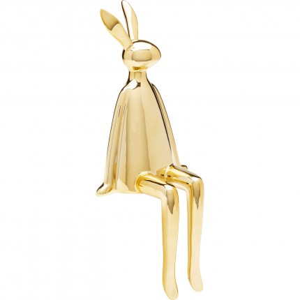 Decoratie konijn goud zittend Kare Design