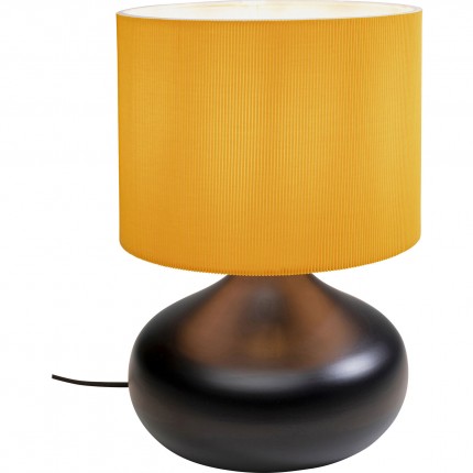 Tafellamp Hit Parade zwart en oranje Kare Design