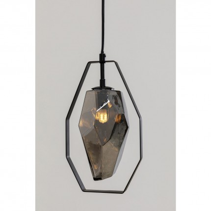 Hanglamp Diamond Fever zwart 17cm Kare Design