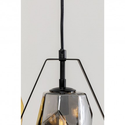 Hanglamp Diamond Fever zwart 67cm Kare Design
