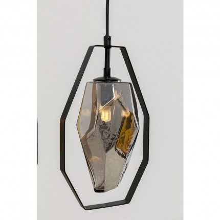 Pendant Lamp Diamond Fever black 67cm Kare Design